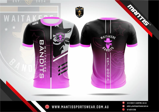 💪 Waitākere Bandits Performance Tee — $45